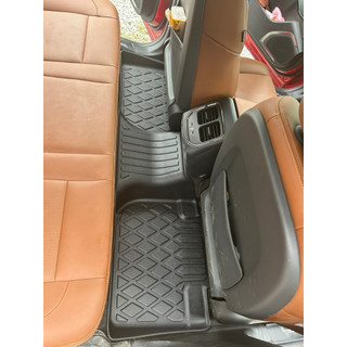 Thảm lót sàn xe ô tô VinFast VF8 Nhãn hiệu Macsim chất liệu nhựa TPE cao cấp màu đen