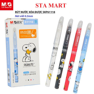Bút gel tẩy xóa được / bút xóa nhiệt m&g - skp61118 0.5mm hình ảnh snoopy