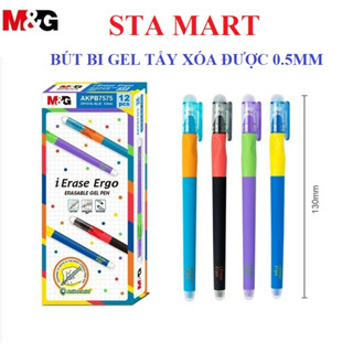   Combo 5 chiếc  Bút Gel Tẩy - Xóa được   Bút xóa Nhiệt 0.5mm M&G AKPB7575 - Có ruột thay thế 