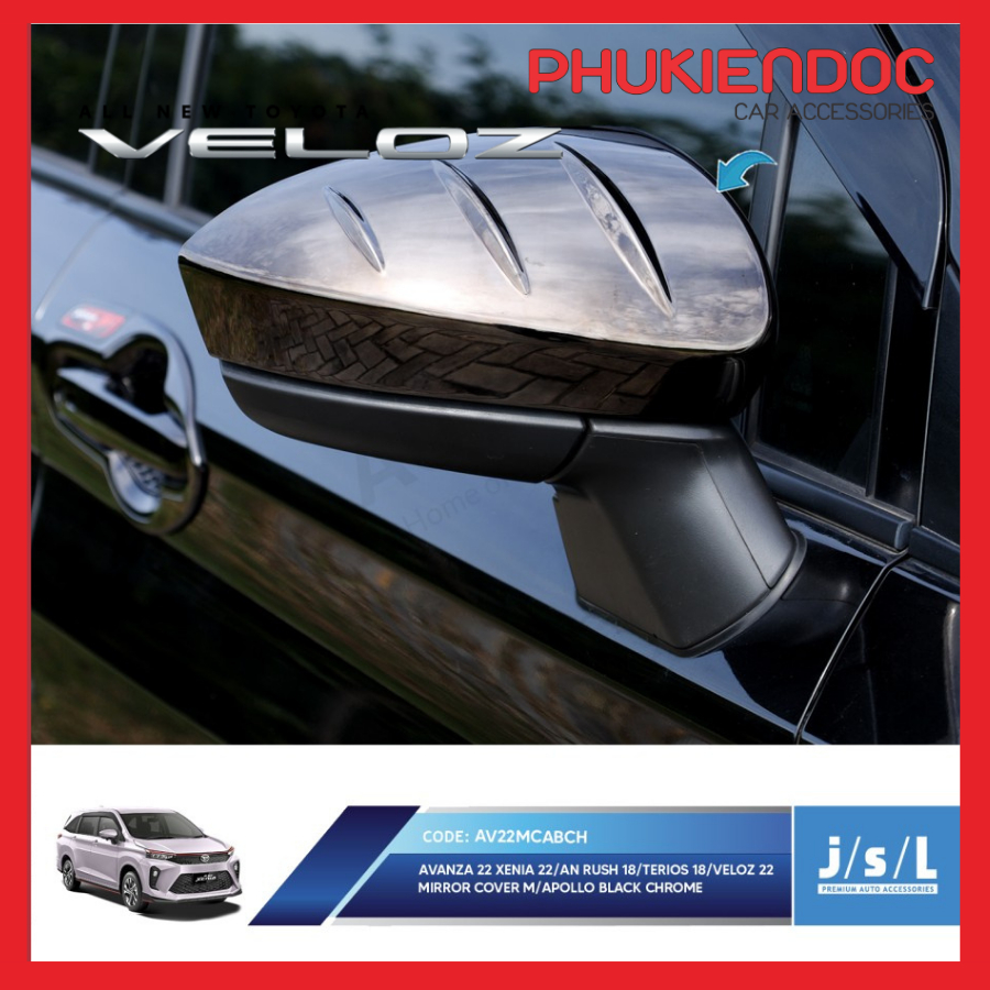 Ốp gương Toyota Veloz/Avanza 2020 - 2023 nhập khẩu Indonesia màu mới