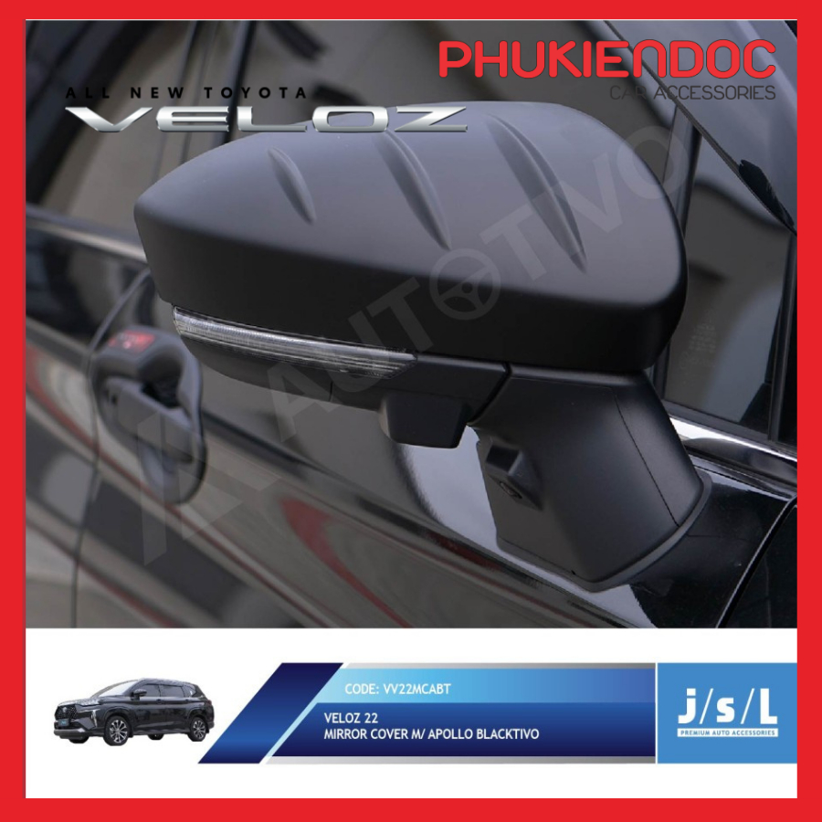 Ốp gương Toyota Veloz/Avanza 2020 - 2023 nhập khẩu Indonesia màu mới