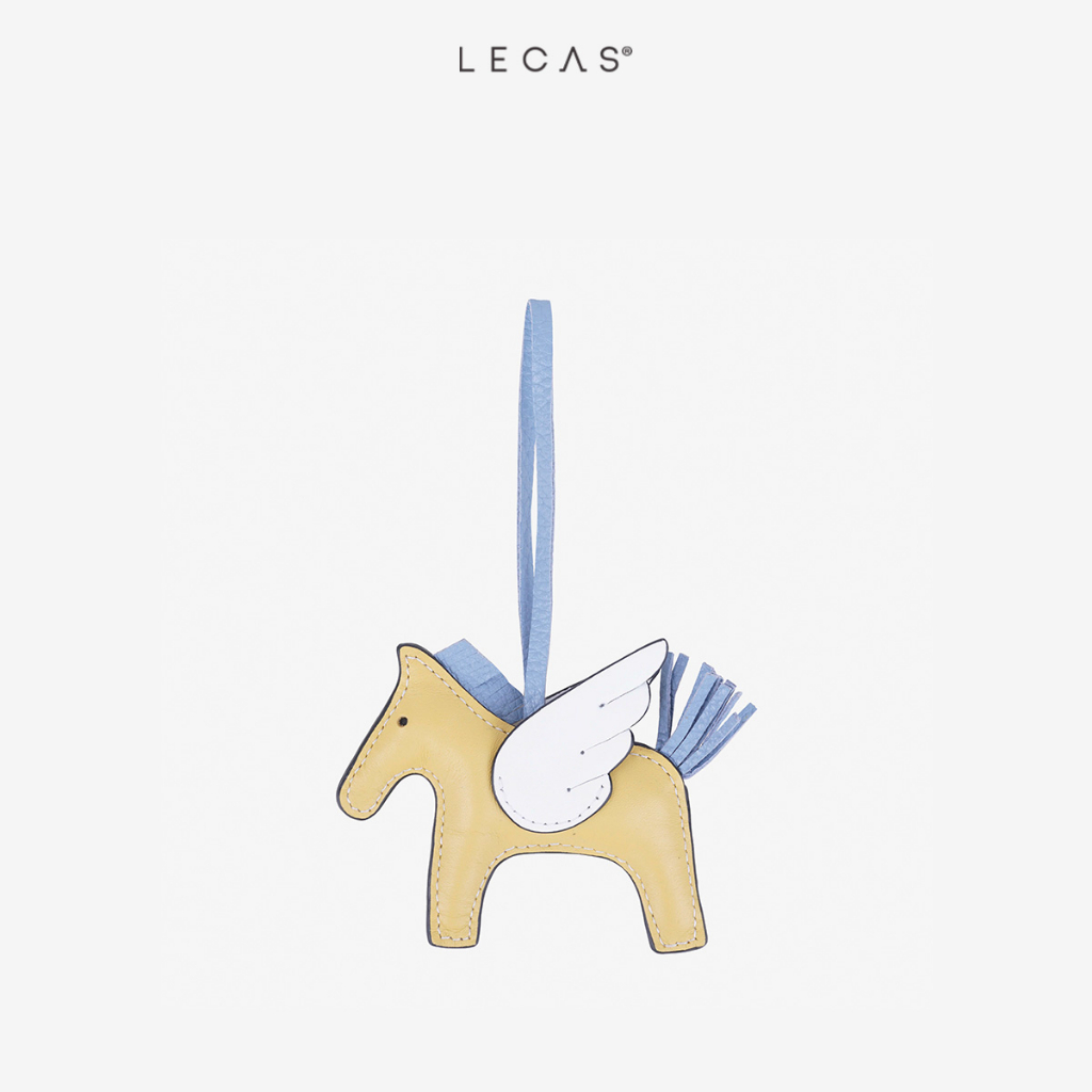 Phụ Kiện Trang Trí Túi/Ví Da Thật LECAS Charm Ngựa