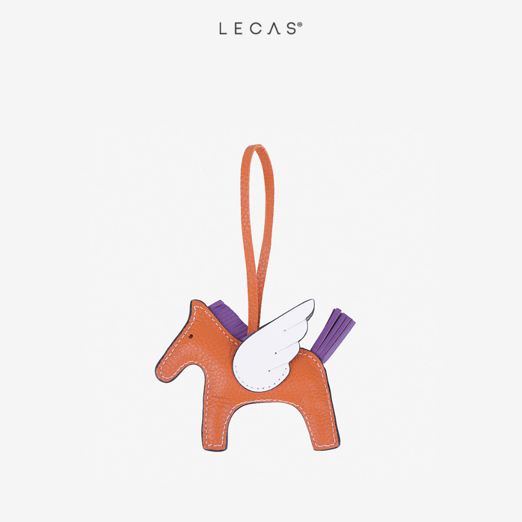 Phụ Kiện Trang Trí Túi/Ví Da Thật LECAS Charm Ngựa