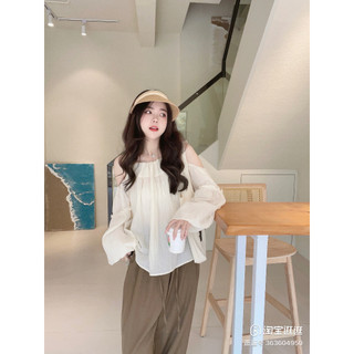 Áo đũi tơ nhăn hở vai tay bồng _myra.teen- aodui000140/p0k45