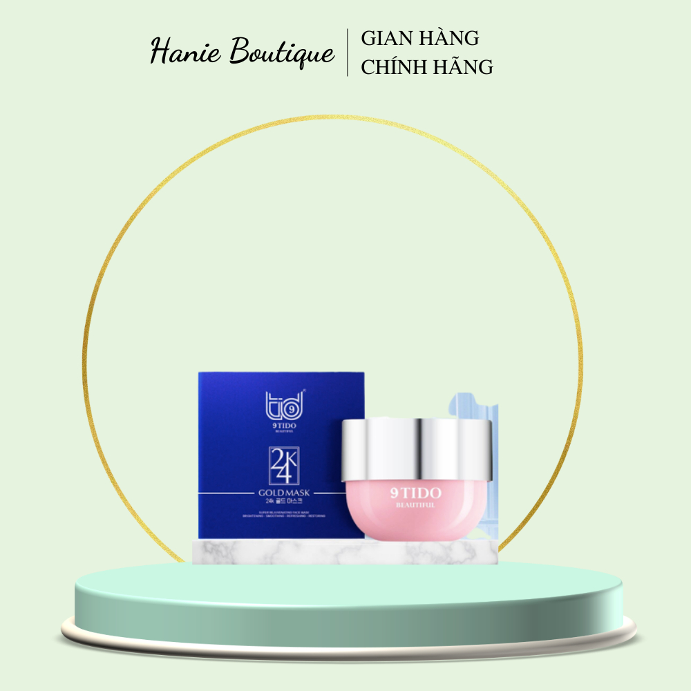 (Chính hãng 9TIDO BEAUTIFUL) - Mặt nạ vàng 24k Gold Mask giúp Thải độc dưỡng trắng da (150gr)