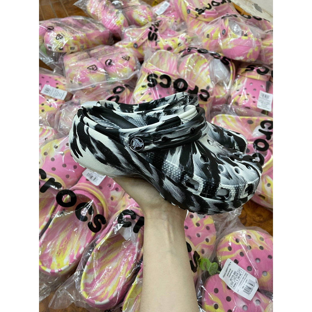 DÉP SỤC  CROSS  VÂN ĐÁ ĐẾ CAO 5CM CHO NAM NỮ