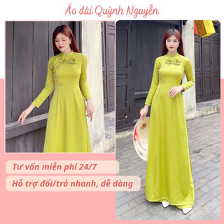 Áo dài cách tân, áo dài lụa tây thi cổ truyền thống cao cấp MÃ TK28