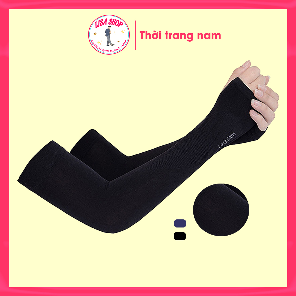 Găng tay chống nắng, ống tay chống nắng xỏ ngón hàn quốc chất liệu thun lạnh co dãn chống tia UV cho cả nam nữ