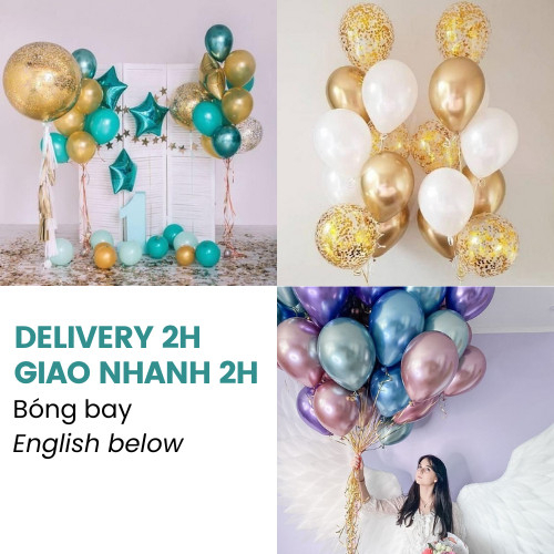 Bộ bóng bay màu bạc hla01