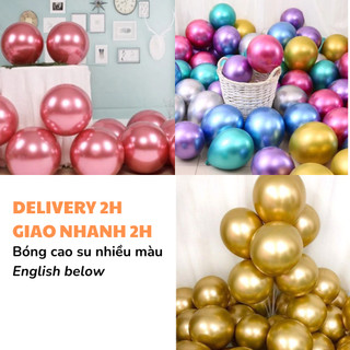 Set bóng cao su kim tuyến nhiều mẫu - Confetti balloon bbcs11