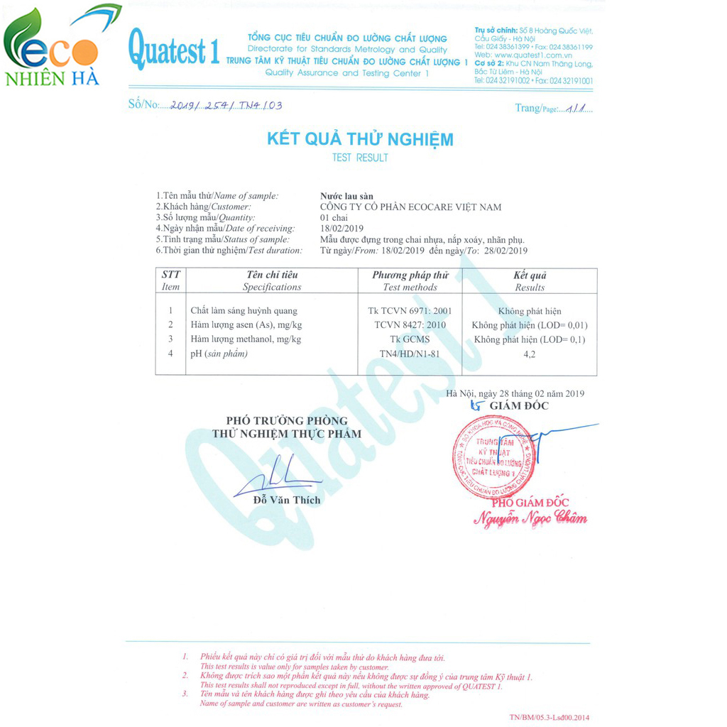 Nước lau sàn ECOCARE 4L tinh dầu thiên nhiên, nước lau nhà đuổi muỗi, chống trượt bé