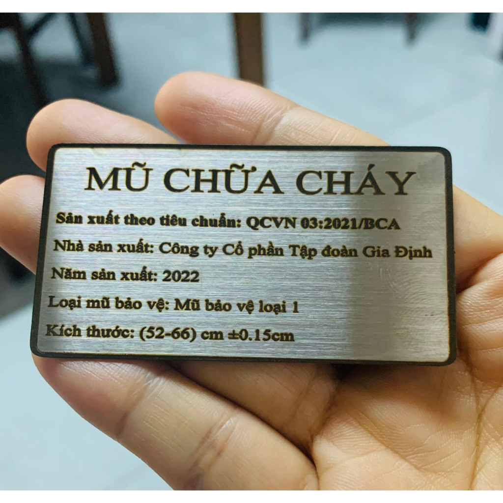 Tem nhãn inox - Nhận cắt, khắc Laser THEO YÊU CẦU