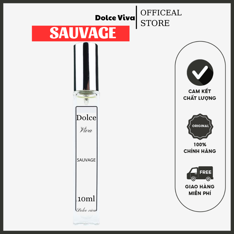 Nước hoa nam cao cấp chính hãng Di.or SAVAGE EDP, dầu thơm lâu nam tính mạnh mẽ cuốn hút mẫu thử 10ml