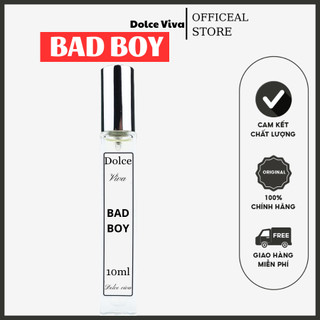 Nước Hoa Nam Mini Chai chiết 10ml Bad Boy EDP Lưu hương lâu phong cahs sexy,cuốn hút