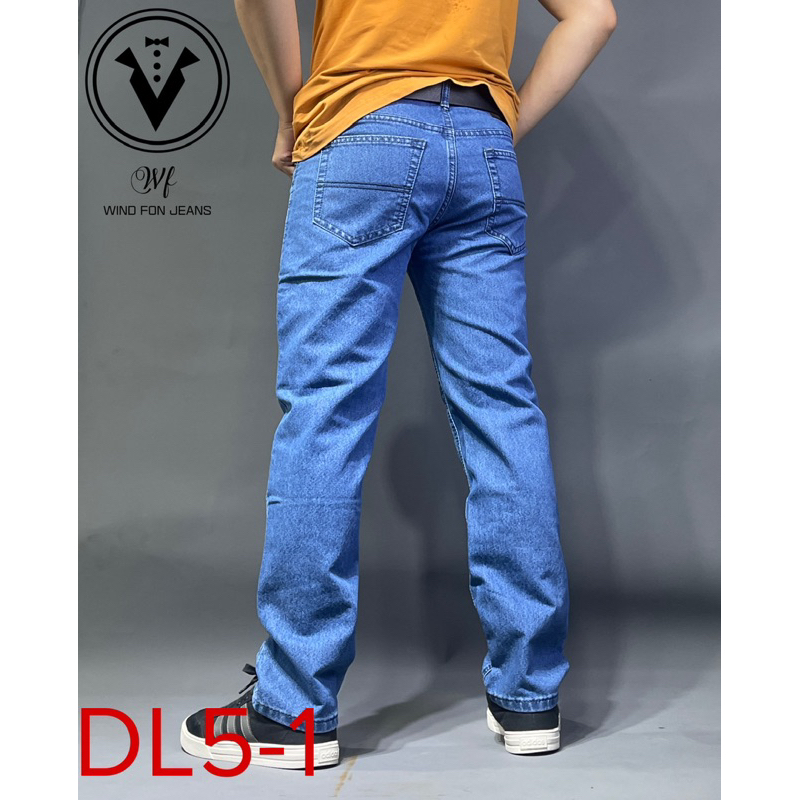 Jeans Nam Trung Niên Co giãn cơ bản
