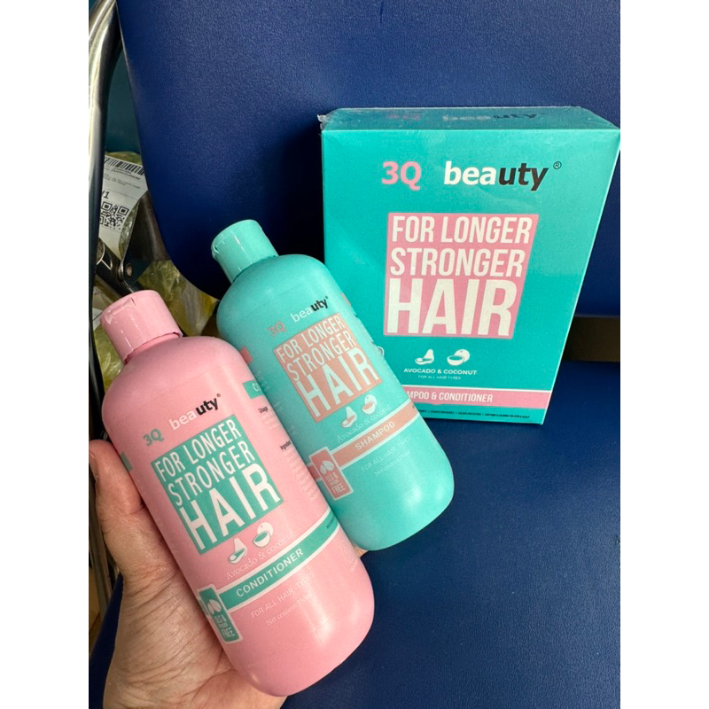 Cặp 2 chai dầu gội xả HAIR BURST xanh-hồng "