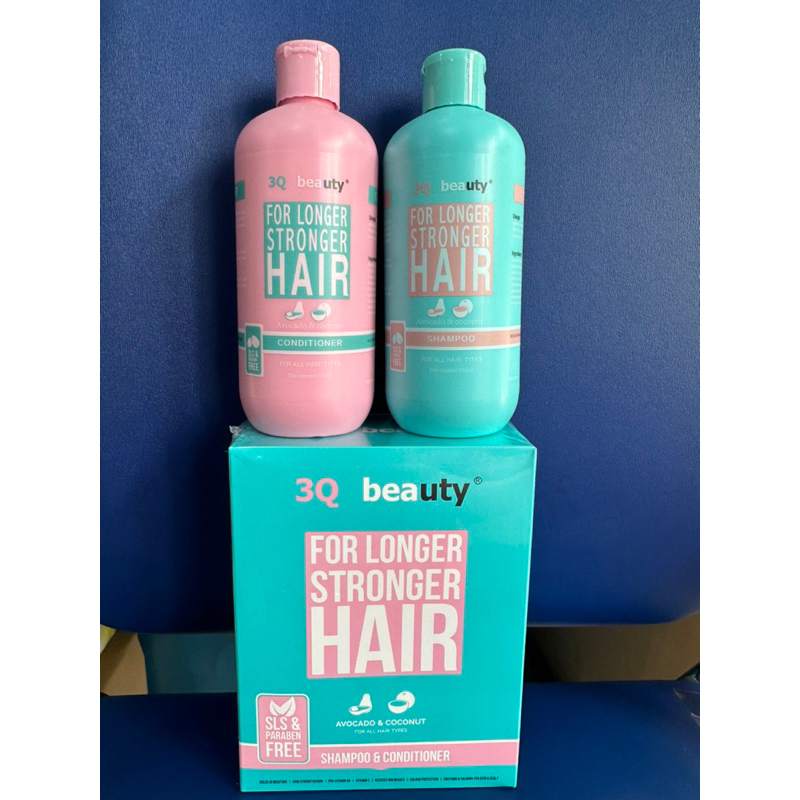 Cặp 2 chai dầu gội xả HAIR BURST xanh-hồng "