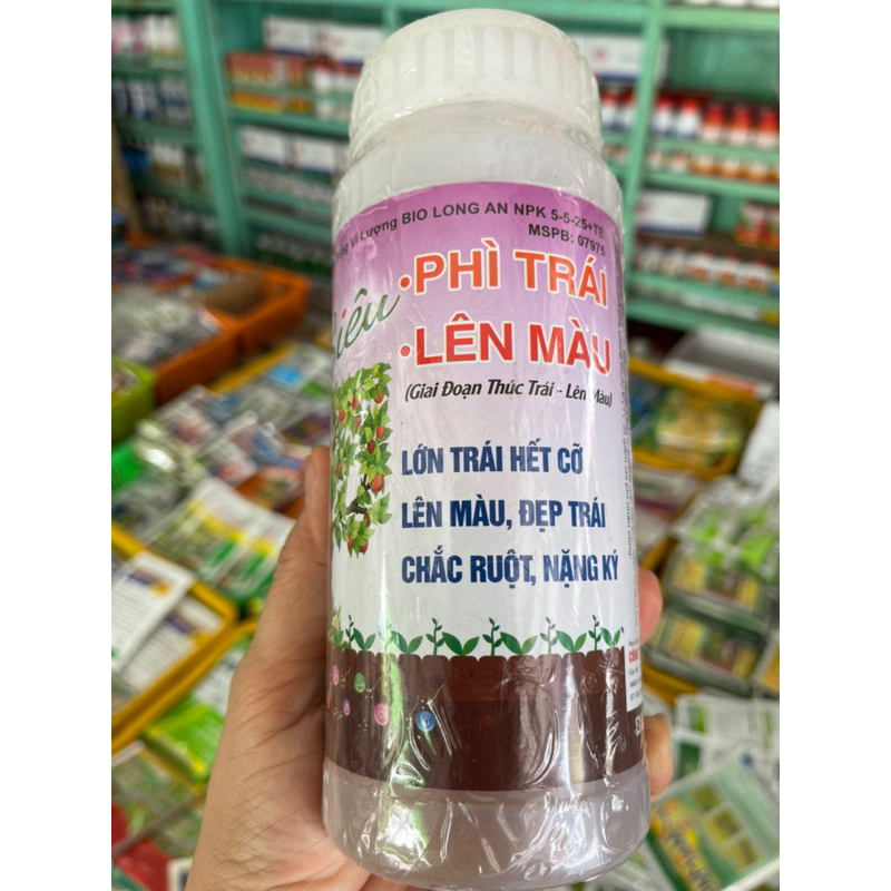 SIÊU PHÌ TRÁI - LÊN MÀU giúp  lớn trái hết cỡ , lên màu ,đẹp trái ,chắc ruột , nặng kí