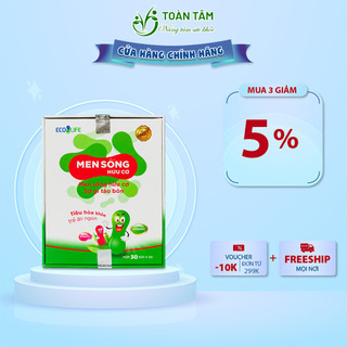 Men Sống Hữu Cơ Ecolife cho bé, men sống hữu cơ hỗ trợ đường tiêu hóa cho trẻ VIGOR toàn tâm