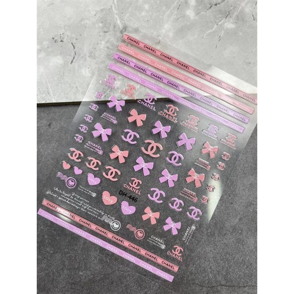 Sticker trang trí hồng - Sticker dán nail, đồ trang trí móng - DH446 Sushi Nail Mi