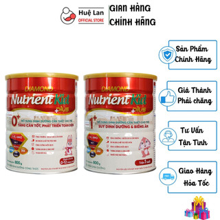 SỮA BỘT DIAMOND NUTRIENT KID PLUS 0+/1+ 800G