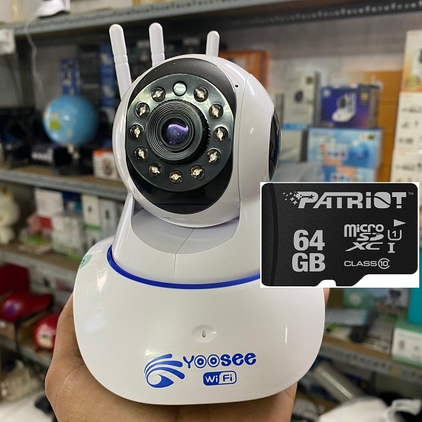 Camera Yoosee IP Wifi 3 râu NEW cổng mạng LAN - Kết nối không dây