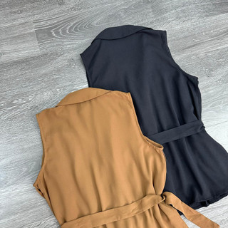 áo sơ mi nữ sát nách dập ly