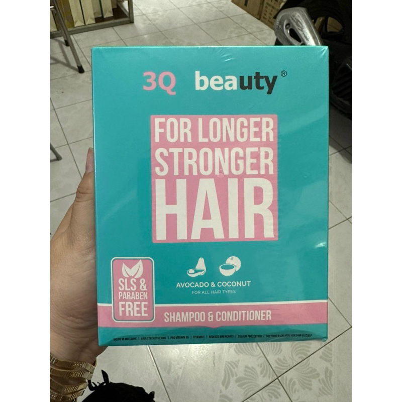 Cặp 2 chai dầu gội xả HAIR BURST xanh-hồng "