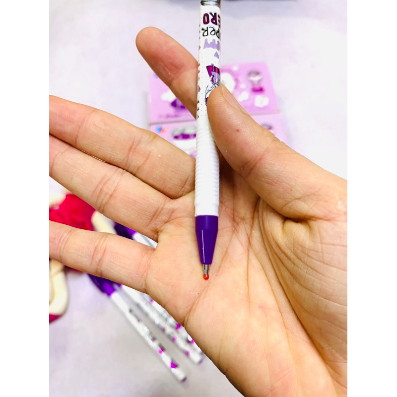 Bút gel GEL-07 hộp 20 tím chính hãng Bút Thiên Long