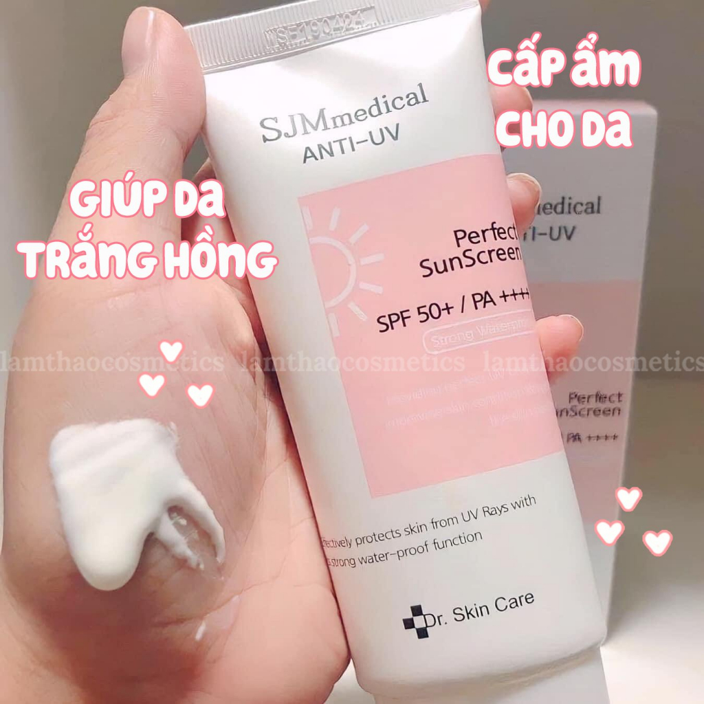 Kem Chống Nắng Dr.Skin Care SJM medical Anti-Uv Perfect Sunscreen SPF 50+ PA++++