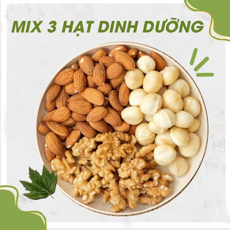 Hạt dinh dưỡng mix 3 loại siêu hạt, hạt ngũ cốc dinh dưỡng cho bà bầu, ăn kiêng, giảm cân