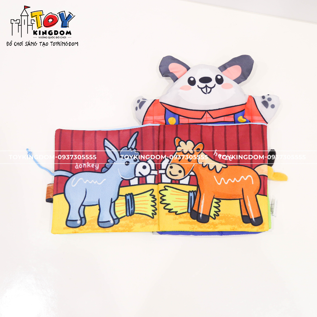 Sách Vải Cho Bé Trên 3Th, Kích Thích Đa Giác Quan Woa Toys - Mẫu 2023