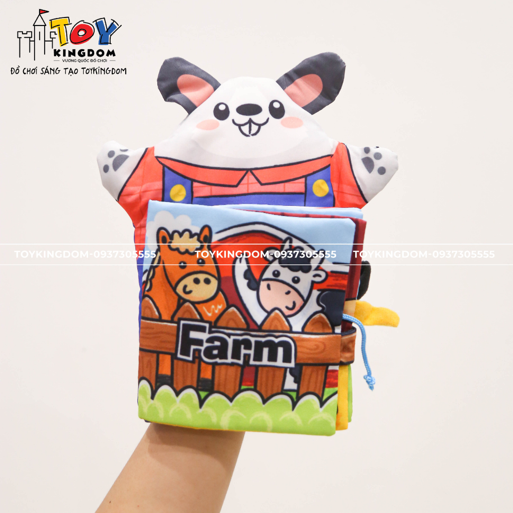 Sách Vải Cho Bé Trên 3Th, Kích Thích Đa Giác Quan Woa Toys - Mẫu 2023
