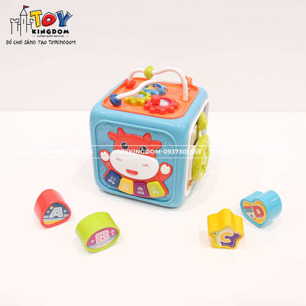 Đồ Chơi Hình Khối 6 Mặt Mini Tiếng Anh Woa Toys– Dành Cho Sự Phát Triển Đầu Đời Bé – Cho Bé từ 6th