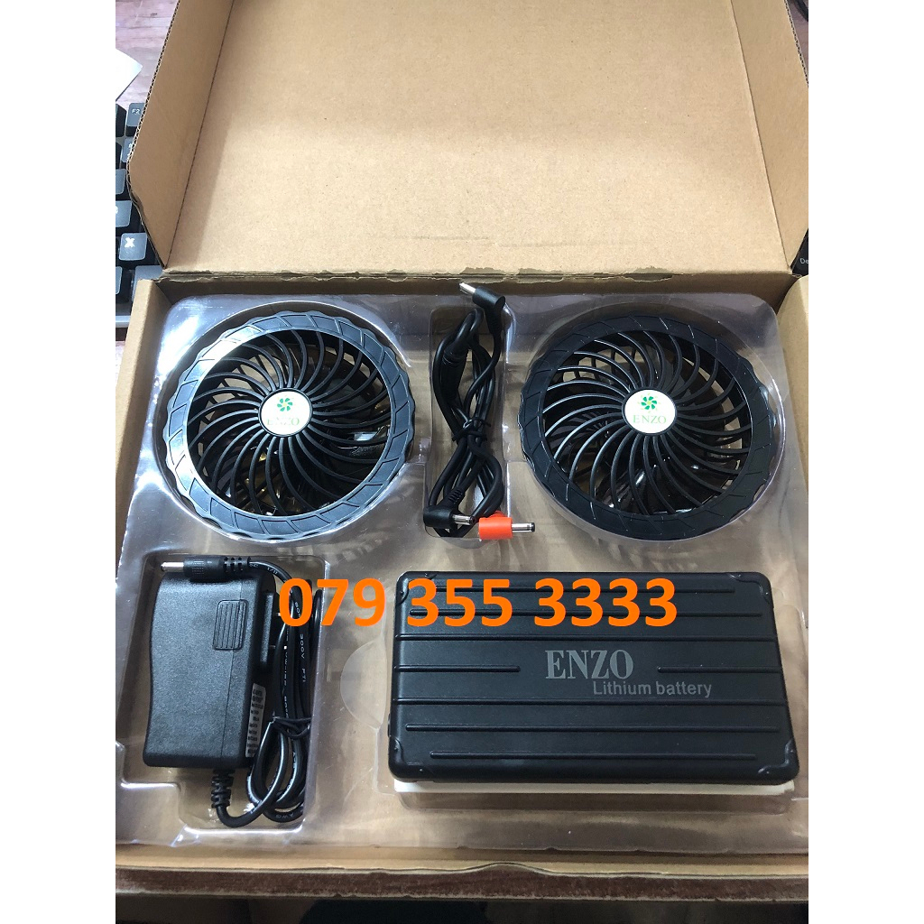 Bộ phụ kiện áo điều hoà Nhật Bản 32000, Quạt 12v không chổi than