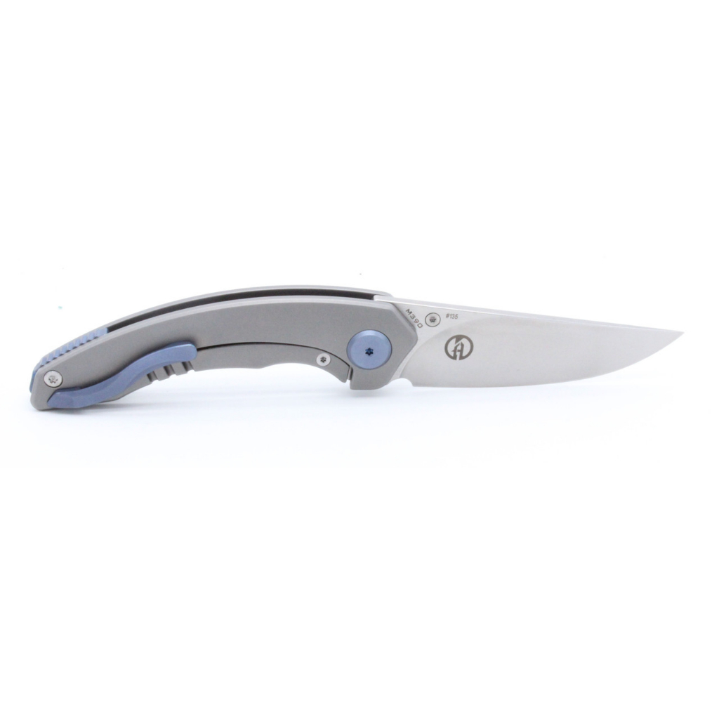 Dao dã ngoại MAXACE YU thép M390, cán Ti