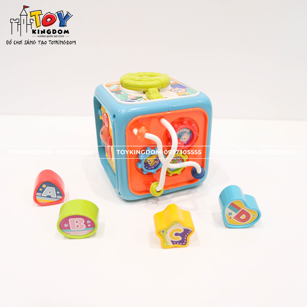 Đồ Chơi Hình Khối 6 Mặt Mini Tiếng Anh Woa Toys– Dành Cho Sự Phát Triển Đầu Đời Bé – Cho Bé từ 6th