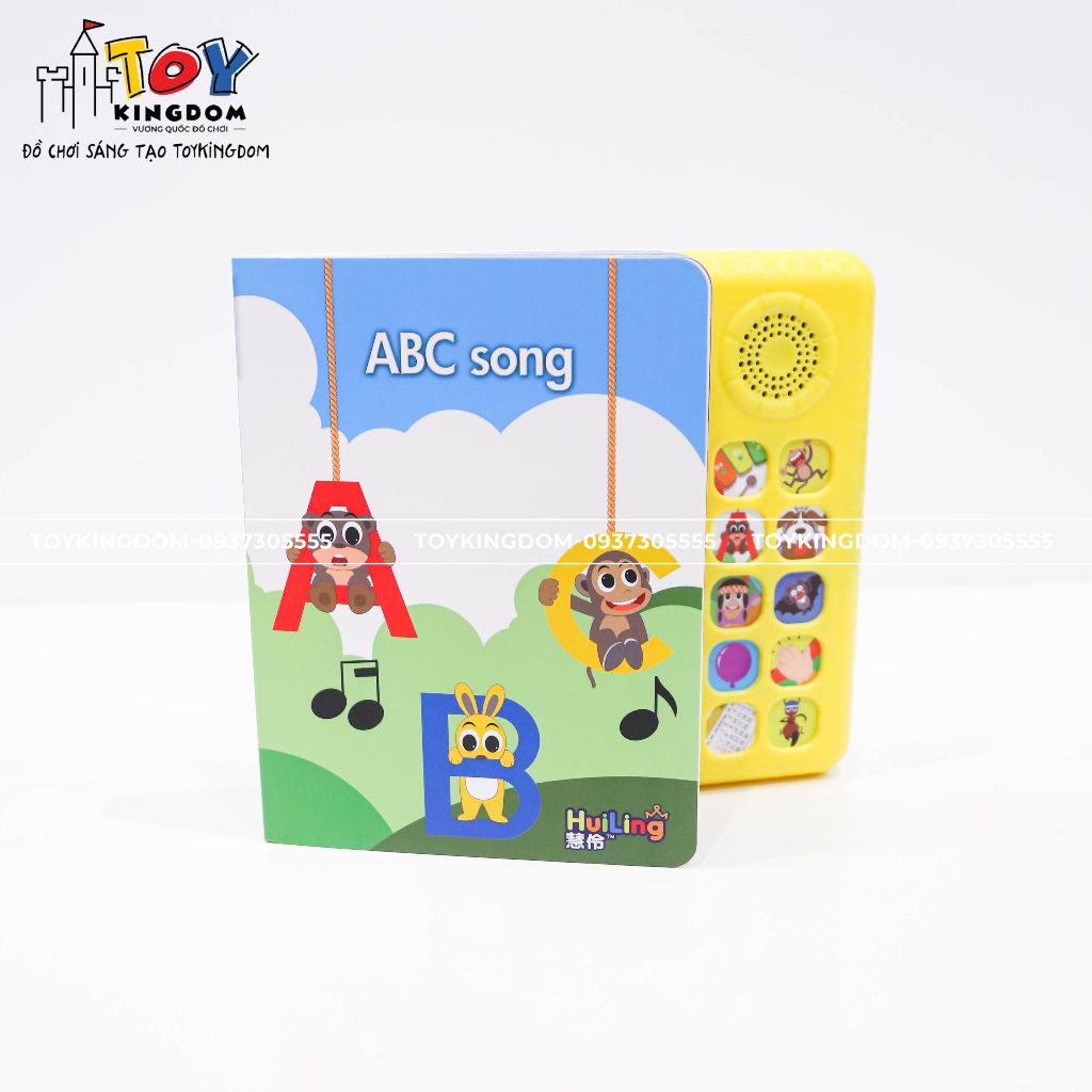 Đồ Chơi Sách Nhạc Tiếng Anh Ahihi - 10 Bài Hát Theo Từng Chủ Đề