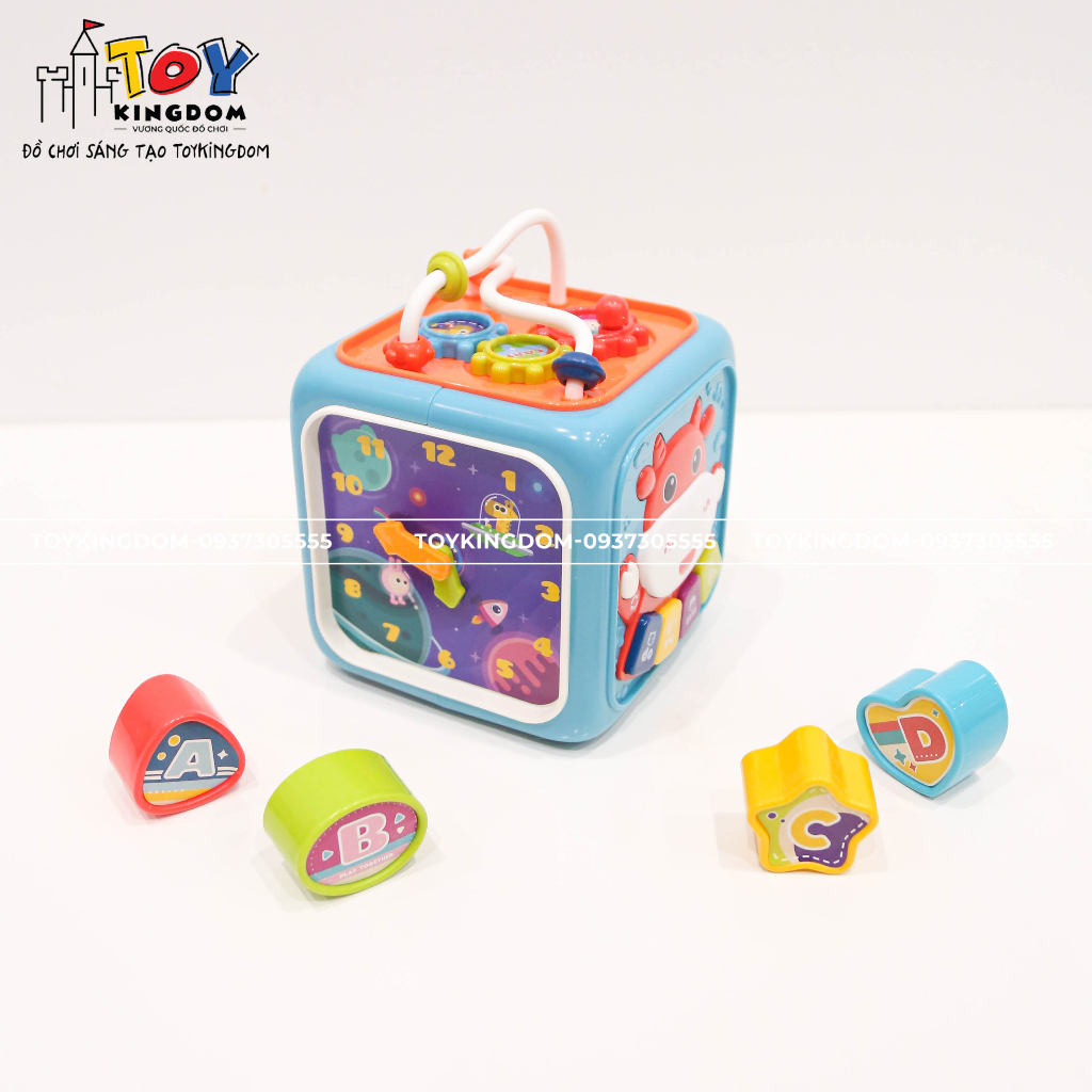 Đồ Chơi Hình Khối 6 Mặt Mini Tiếng Anh Ahihi – Dành Cho Sự Phát Triển Đầu Đời Bé – Cho Bé từ 6th