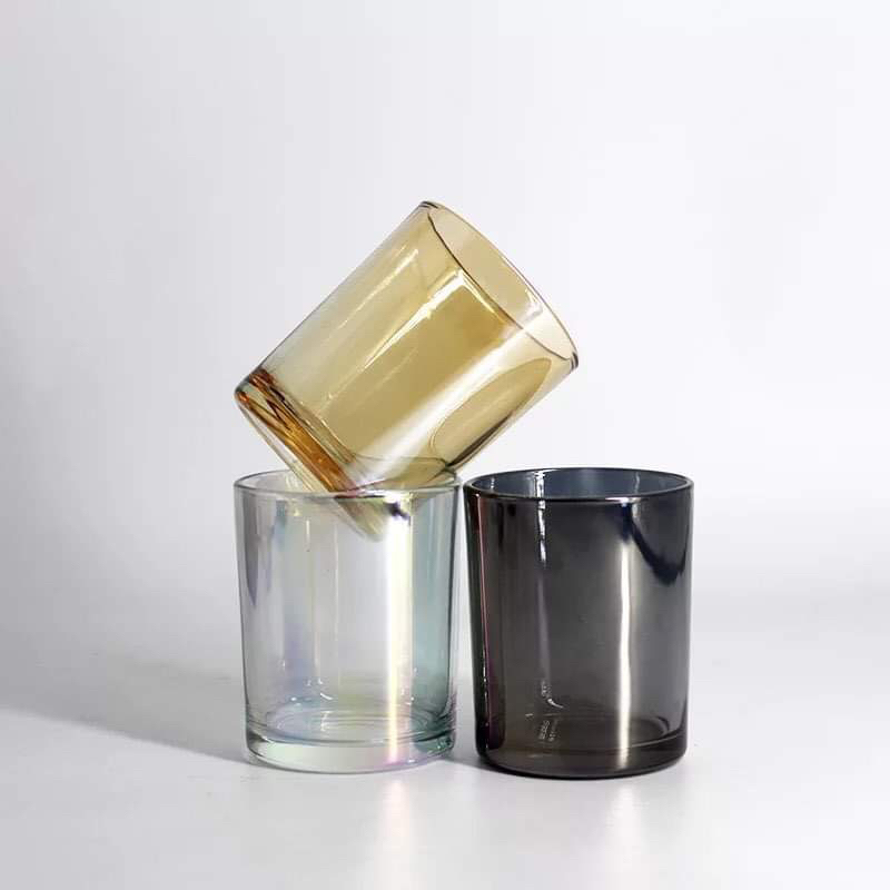 Cốc thuỷ tinh làm nến hologram 200ml kèm nắp