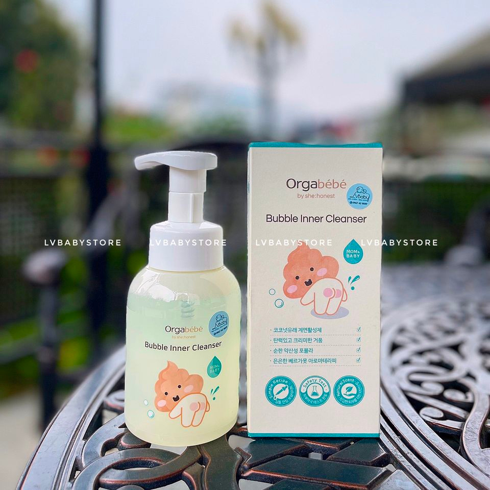 BỌT VỆ SINH VÙNG KÍN ORGABÉBÉ CHO BÉ