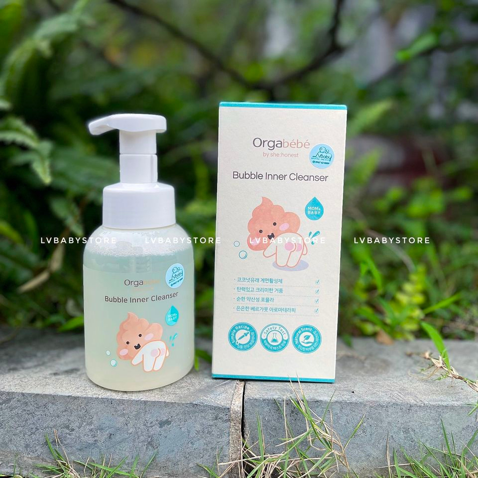 BỌT VỆ SINH VÙNG KÍN ORGABÉBÉ CHO BÉ