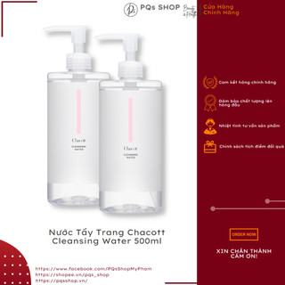 Nước Tẩy Trang Chacott Cleansing Water 500ml