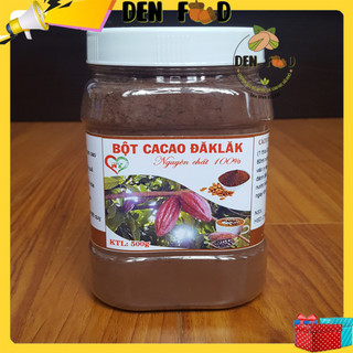 Bột ca cao nguyên chất 100% Hủ 500g - Denfood