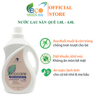 Nước lau sàn ECOCARE tinh dầu quế hữu cơ, nước lau nhà đuổi muỗi, chống trượt cho bé