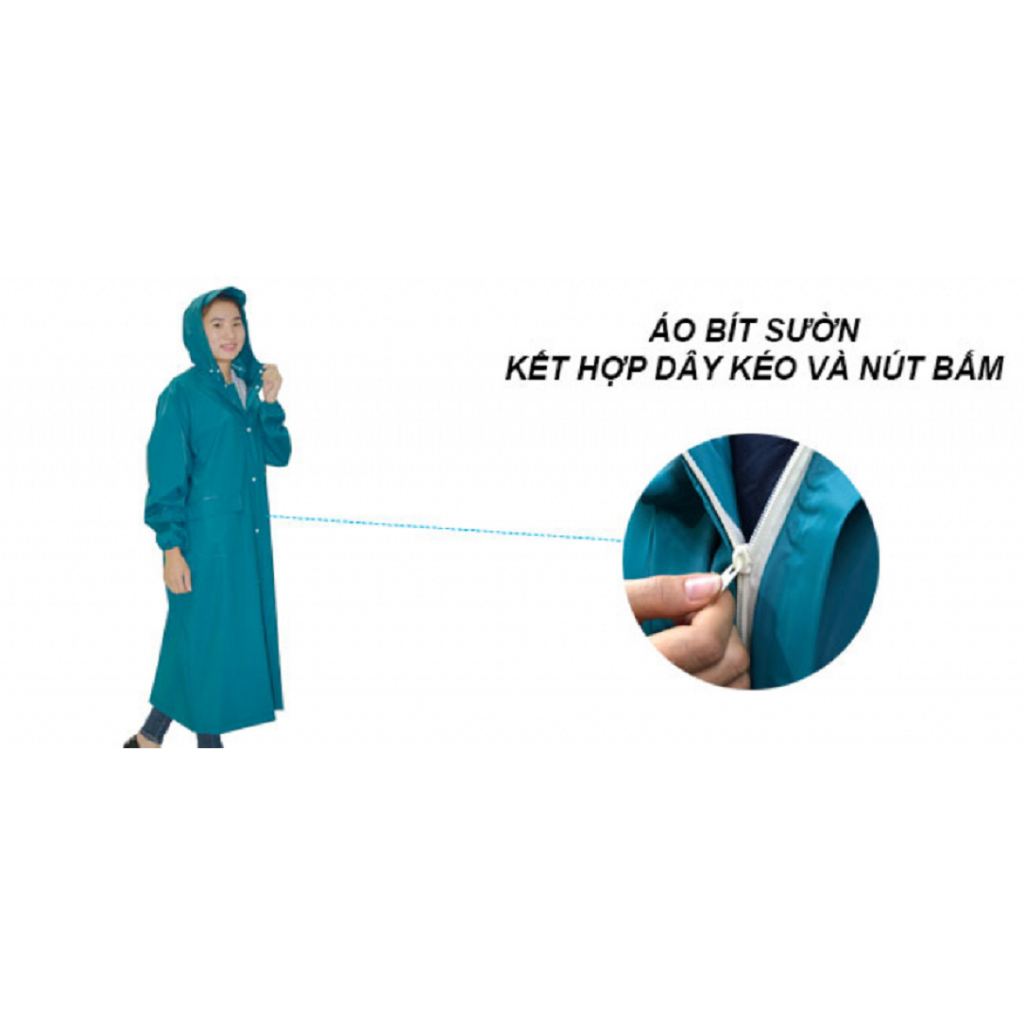 Áo Mưa Bisur Zipper Rando Chính Hãng