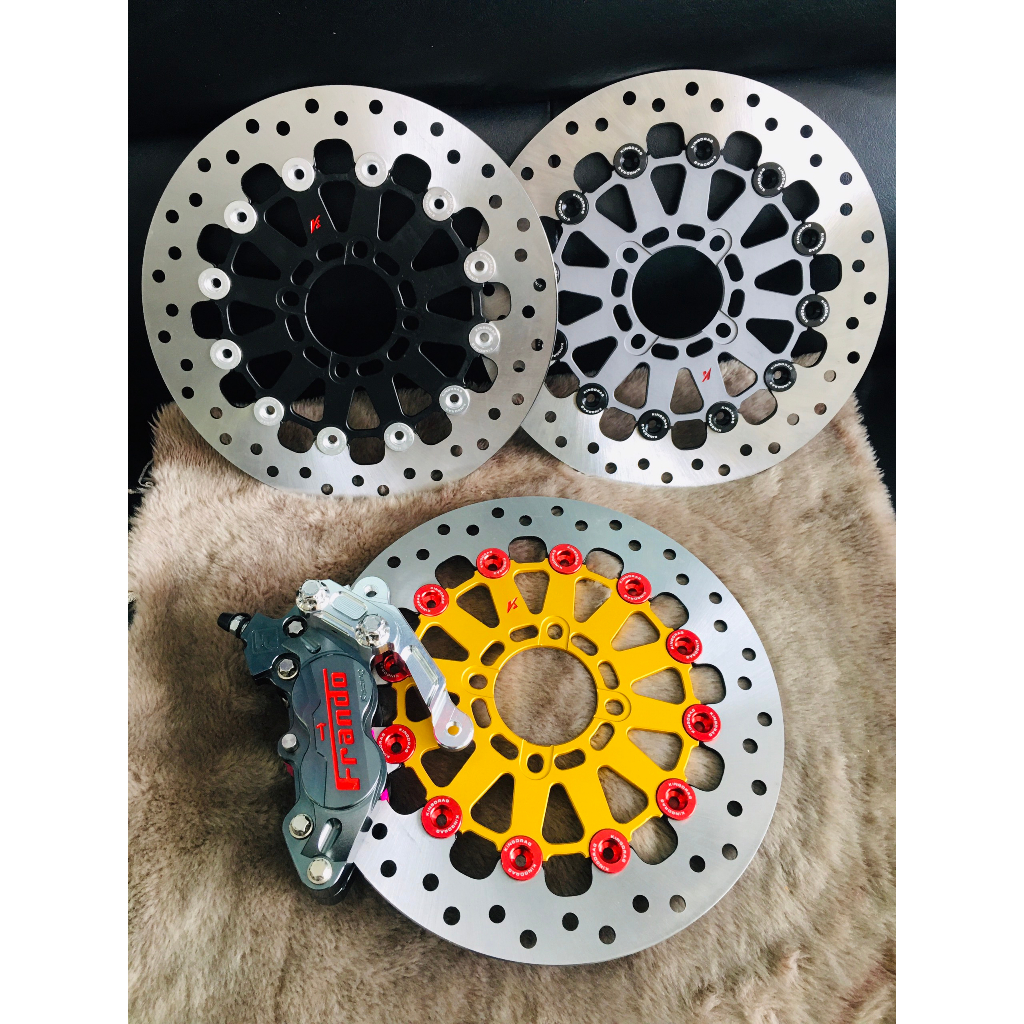 COMBO heo+pát+đĩa wave 100 đĩa kingdrag 267mm-pát wave100 260/267mm-heo 4pis prado