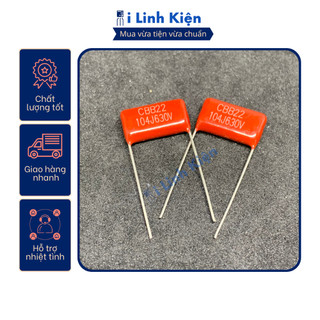 Tụ 104J 630V 5 con chất lượng tốt.