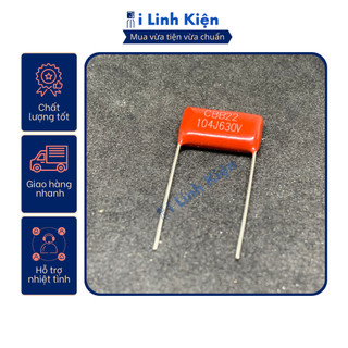 Tụ 104J 630V 5 con chất lượng tốt.