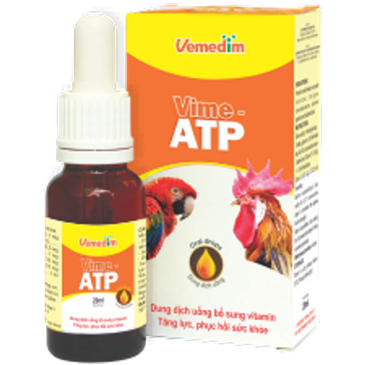 Vime ATP drop - Dung dich uống bổ sung vitamin, Tăng lực, phục hồi sức khỏe - Lọ 20ml